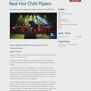 Red Hot Chilli Pipers Concert