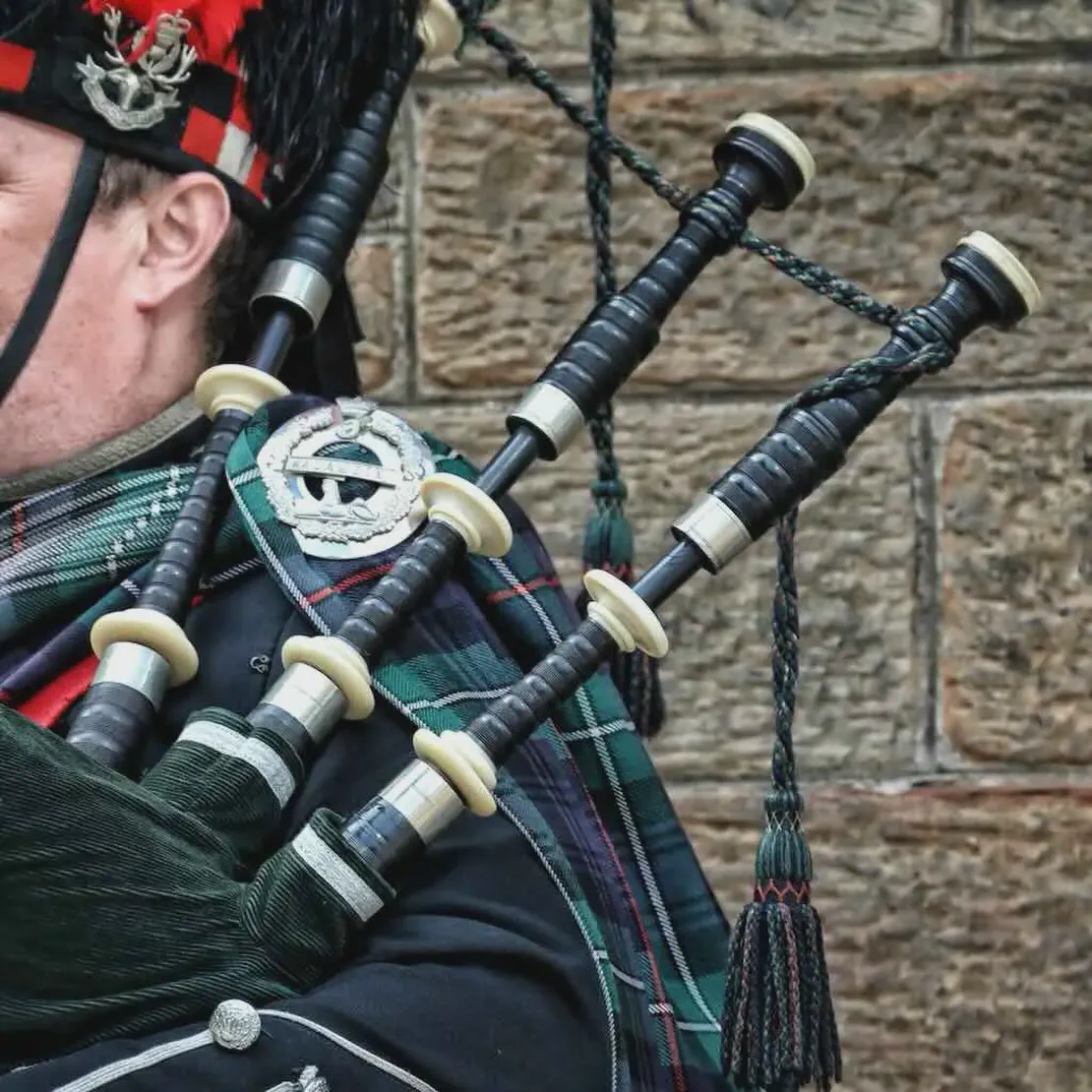 bagpipes and kilts