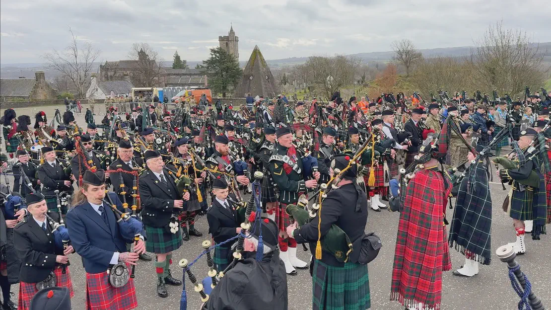 bagpipes and kilts