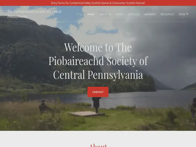 Website preview for pennpiob.org